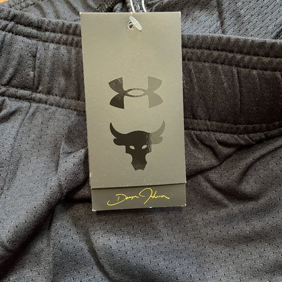 UNDER‎ ARMOUR PROJECT ROCK DISRUPT SHORTS 1373578-001 BLACK/LUNAR PURPLE Size XL - Picture 8 of 9